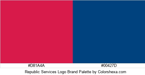 Republic Services Logo Brand Colors Logo