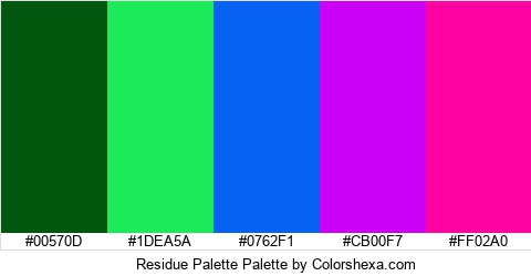 Residue Palette Colors Logo