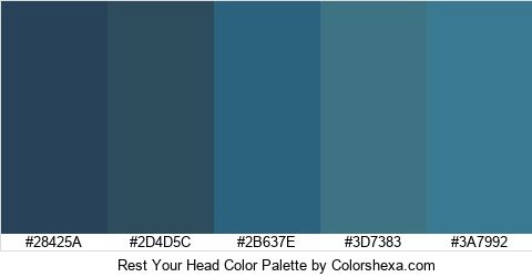 Rest Your Head Color Colors Logo
