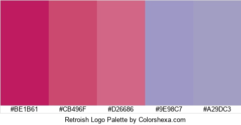 Retroish Logo Colors Logo
