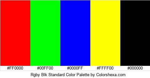 Rgby Blk Standard Color Colors Logo