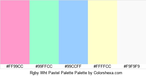 Rgby Wht Pastel Palette Colors Logo