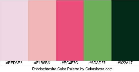 Rhodochrosite Color Colors Logo