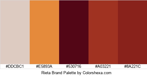 Rieta Brand Colors Logo