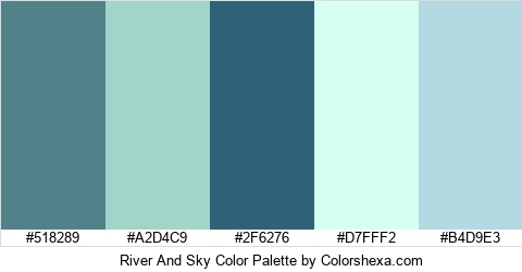 River And Sky Color Colors Logo