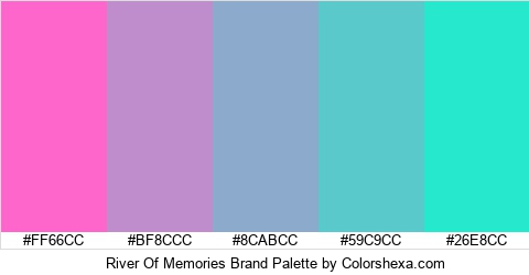 River Of Memories Brand Colors Logo