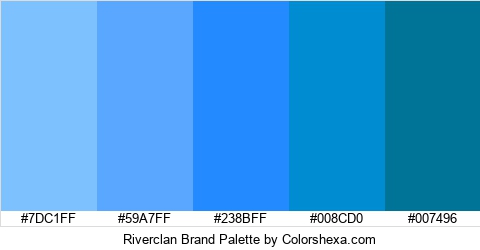 Riverclan Brand Colors Logo