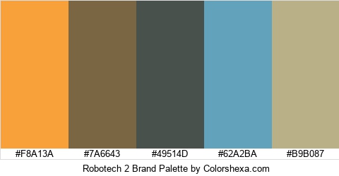 Robotech 2 Brand Colors Logo