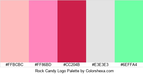 Rock Candy Logo Colors Logo