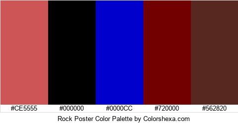 Rock Poster Color Colors Logo