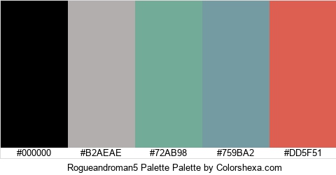 Rogueandroman5 Palette Colors Logo