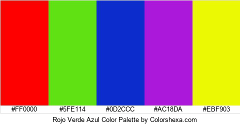 Rojo Verde Azul Color Colors Logo