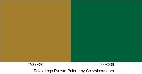Rolex Logo Palette Colors Logo