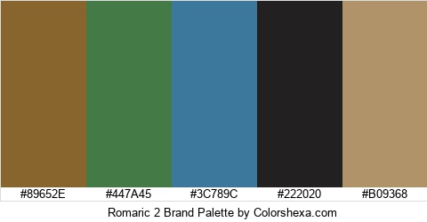 Romaric 2 Brand Colors Logo