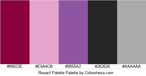 Rosacf Palette Colors Logo