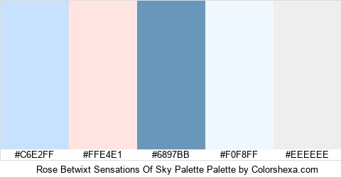 Rose Betwixt Sensations Of Sky Palette Colors Logo