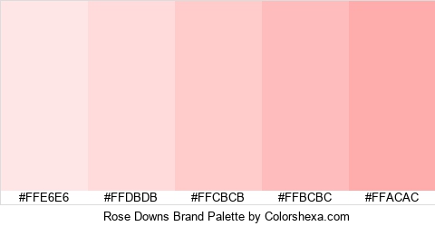 Rose Downs Brand Colors Logo