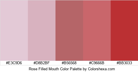 Rose Filled Mouth Color Colors Logo