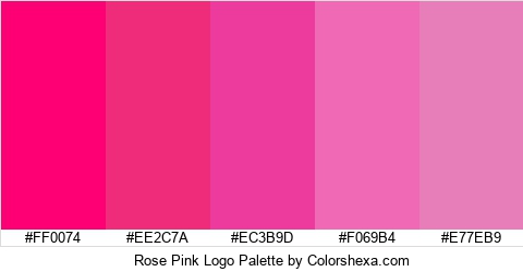 Rose Pink Logo Colors Logo