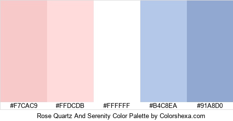 Rose Quartz And Serenity Color Colors Logo