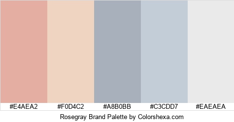 Rosegray Brand Colors Logo