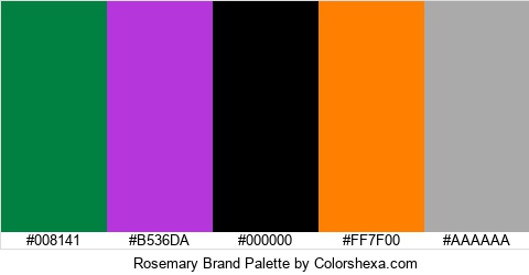 Rosemary Brand Colors Logo