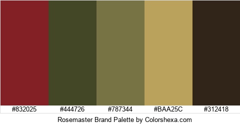 Rosemaster Brand Colors Logo