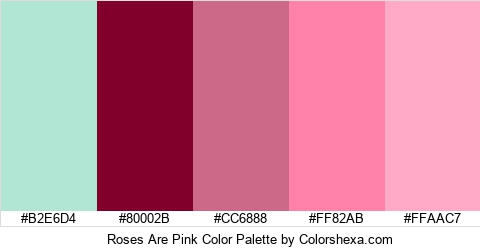 Roses Are Pink Color Colors Logo