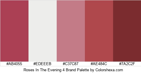 Roses In The Evening 4 Brand Colors Logo