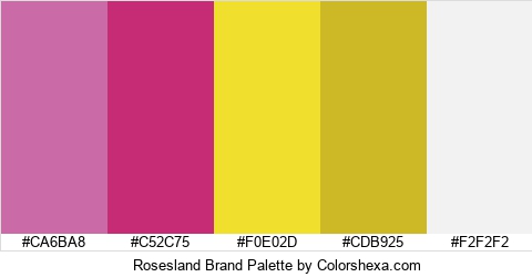 Rosesland Brand Colors Logo