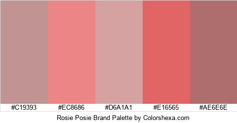 Rosie Posie Brand Colors Logo