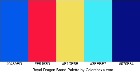 Royal Dragon Brand Colors Logo