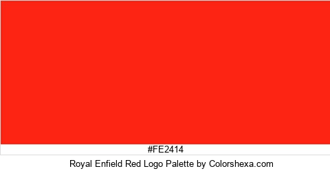Royal Enfield Red Logo Colors Logo