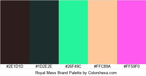 Royal Mess Brand Colors Logo