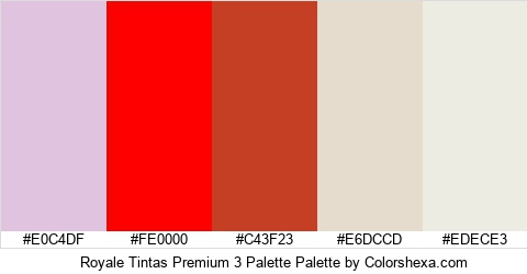 Royale Tintas Premium 3 Palette Colors Logo