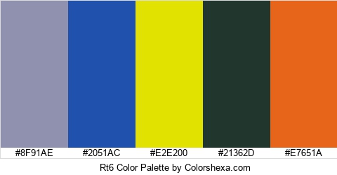 Rt6 Color Colors Logo