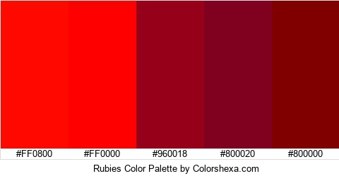 Rubies Color Colors Logo