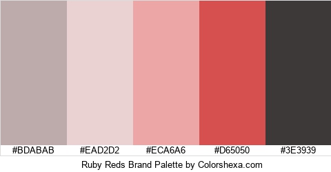 Ruby Reds Brand Colors Logo