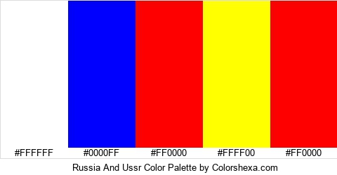Russia And Ussr Color Colors Logo