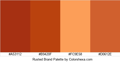 Rusted Brand Colors Logo