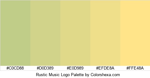 Rustic Music Logo Colors Logo