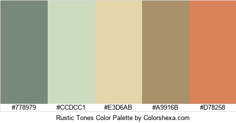 Rustic Tones Color Colors Logo
