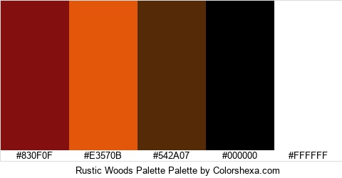 Rustic Woods Palette Colors Logo