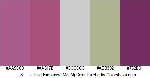 S Il Te Plait Embrasse Moi Mj Color Colors Logo
