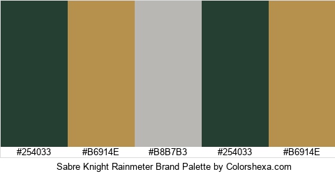 Sabre Knight Rainmeter Brand Colors Logo