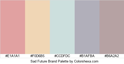 Sad Future Brand Colors Logo