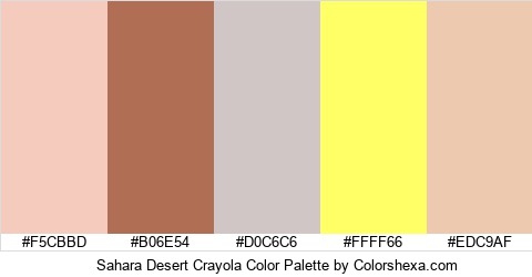 Sahara Desert Crayola Color Colors Logo