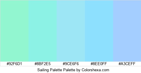 Sailing Palette Colors Logo