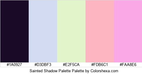 Sainted Shadow Palette Colors Logo