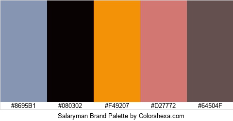 Salaryman Brand Colors Logo